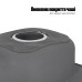 Кухонная мойка Lidz 3838 0,6 мм Satin (Lidz3838POL06)