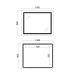 Зеркало Qtap Cardinal (CA1) 1000х800 с LED-подсветкой Touch, с антизапотеванием, с диммером, регулятор температуры  цвета (3000-6500K) QT0478C10080