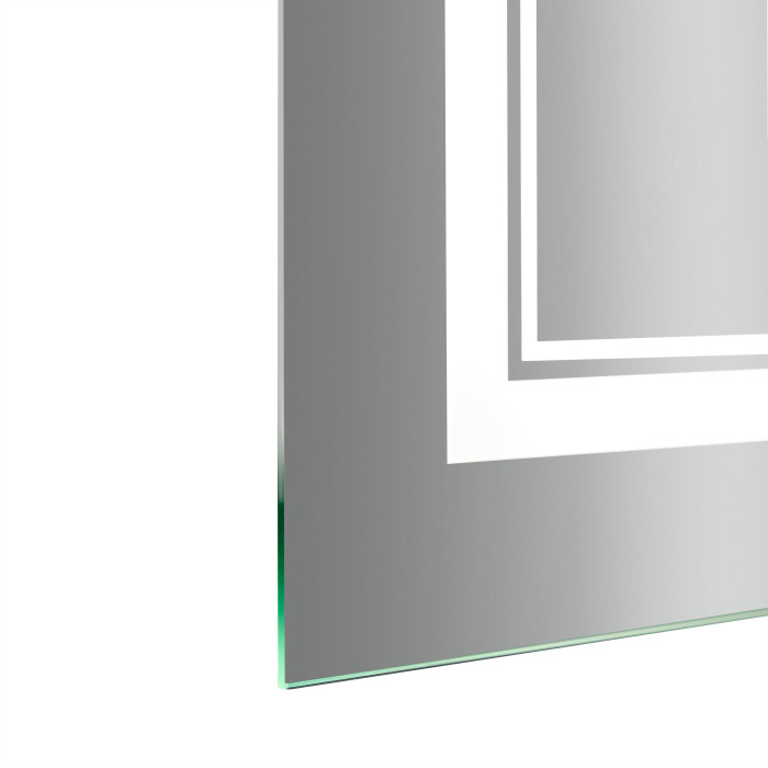 Дзеркало Qtap Cardinal (CA1) 1000х800 з LED-підсвічуванням Touch, з антизапітнінням, з диммером,з регулюванням температури коліру (3000-6500K) QT0478C10080