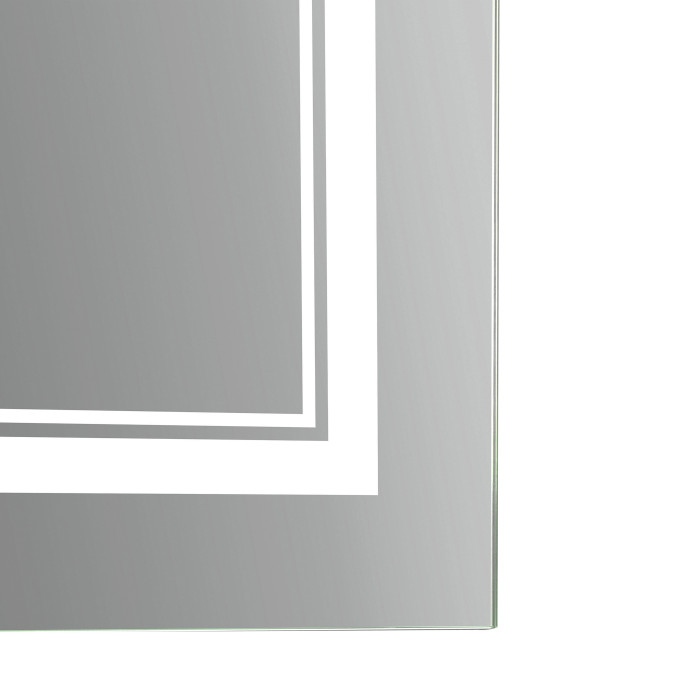 Дзеркало Qtap Cardinal (CA1) 1000х800 з LED-підсвічуванням Touch, з антизапітнінням, з диммером,з регулюванням температури коліру (3000-6500K) QT0478C10080
