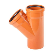 Тройник для наружной канализации 200х200мм 45º наружная канализация ПВХ TEHNO WORLD