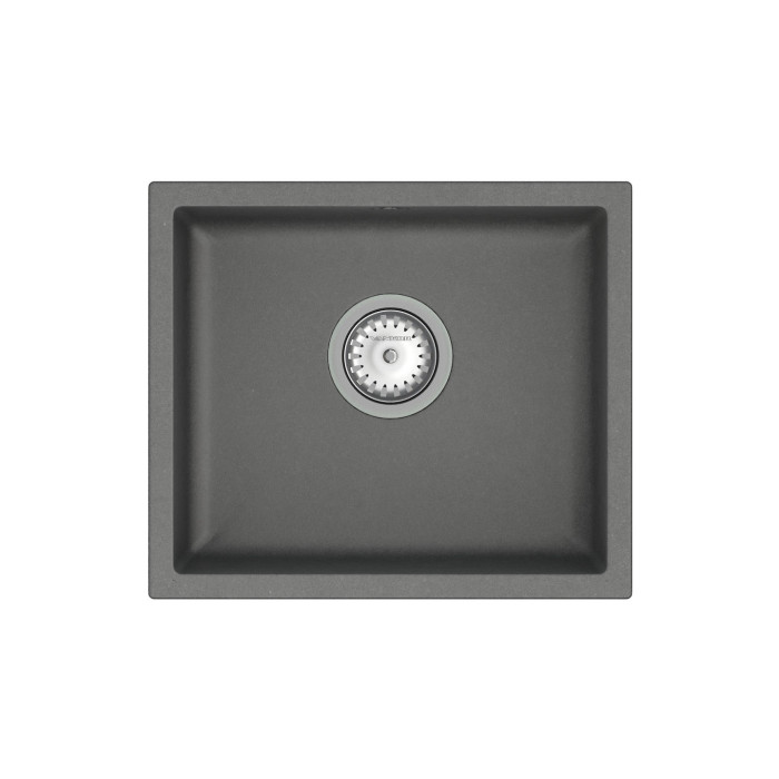 Мойка Vankor Orman 440х380х190 квадр. Gray + сифон