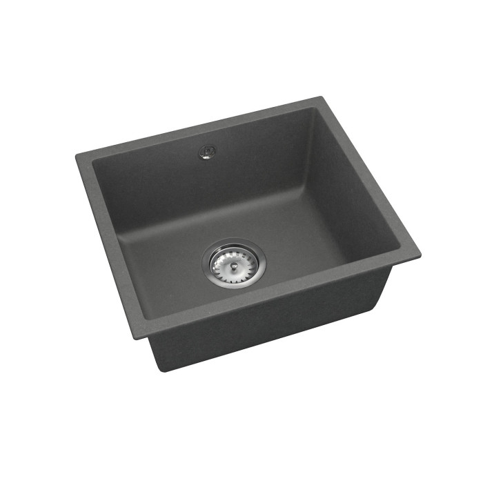 Мойка Vankor Orman 440х380х190 квадр. Gray + сифон