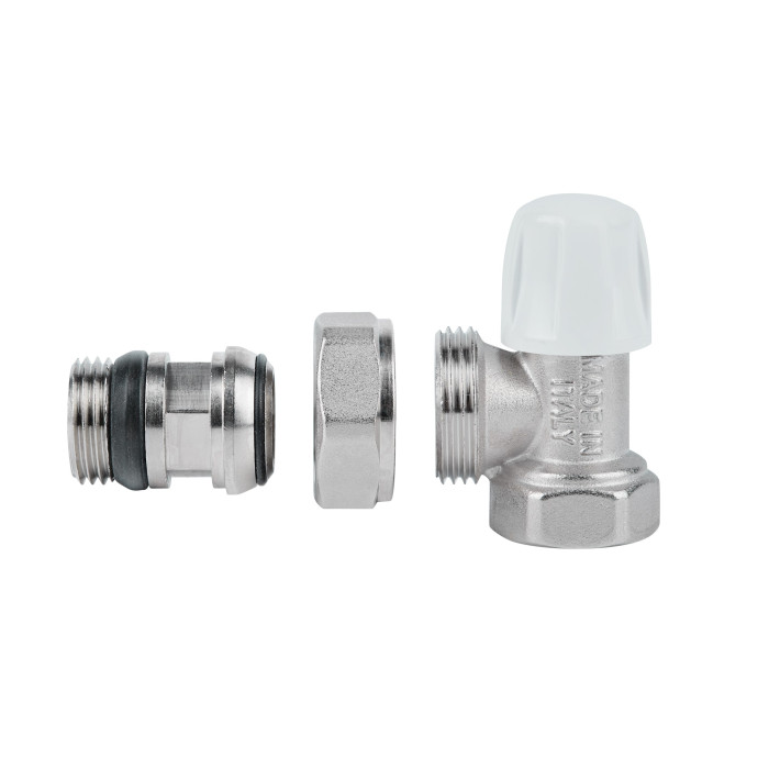 Кран радіаторний Icma 1/2" антипротечкою кутовий №805+940