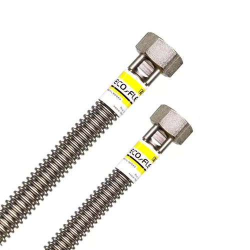 Підводка для газу Eco-Flex Газ/Стандарт 100 см гайка-гайка 1/2"x3/4"