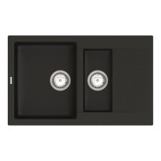 Мойка для кухни из исскуственого камня Vankor Orman OMP 04.80 Black прямоугольная 