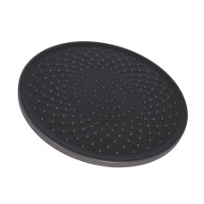 Потолочная лейка Qtap (250х54х250) для душевой системы Vlasta New Gunmetal Black PVD QTVLA25054250GMB49647