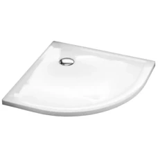 Поддон полукр. AQUAF-PLUS550 90x17 с сифоном