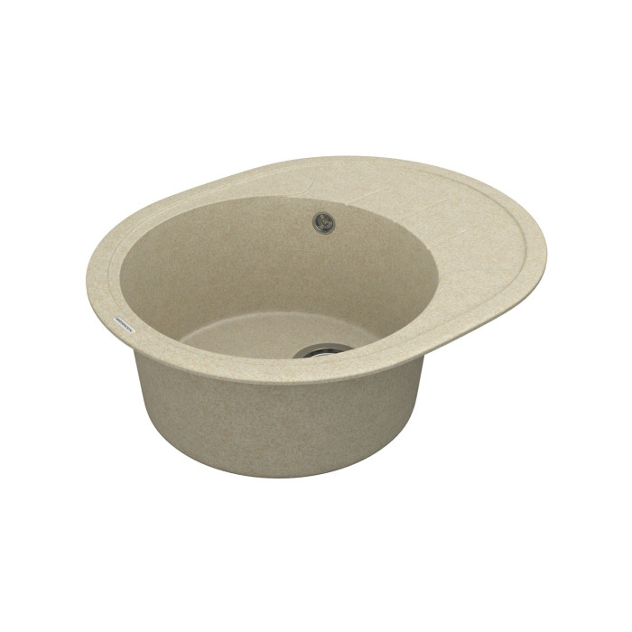 Мойка Vankor Sity  620х500х200 овал. Beige + сифон