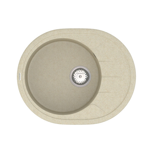 Мойка Vankor Sity  620х500х200 овал. Beige + сифон