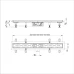 Душовий трап ITAL IT13-FT01/500, 500х70х67мм
