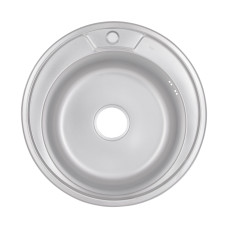 Кухонная мойка Lidz 510-D 0,8 мм Micro Decor (LIDZ510DEC)