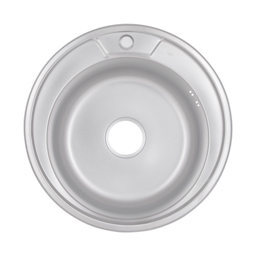 Кухонная мойка Lidz 510-D 0,8 мм Micro Decor (Lidz510DEC)