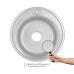 Кухонная мойка Lidz 510-D 0,8 мм Micro Decor (Lidz510DEC)