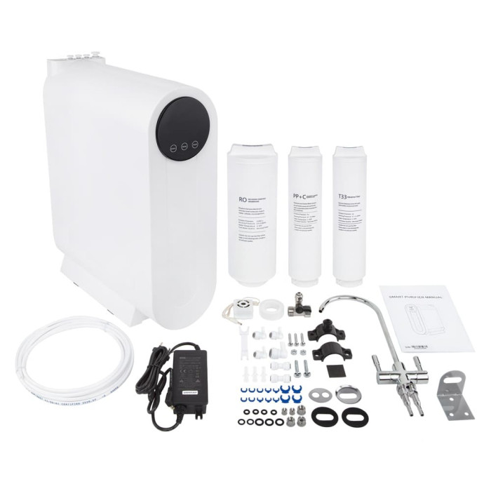 Осмос ITAL Smart Delicious 6-600MP (мінерал.+помпа, мембрана 600 галон) (SMD-RO6-600MP){1}