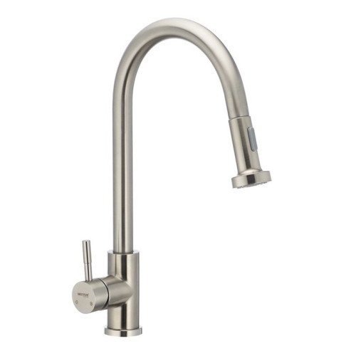 Смеситель для кухни с вытяжной лейкой HAIBA MIXXUS SUS-014-A