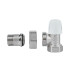 Кран радиаторный Icma 1/2" угловой без ручки №805