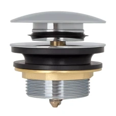 Донний клапан ITAL HF1056, автомат,  Ø70мм, 1 1/2", латунь, хром