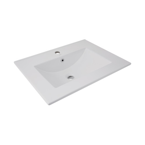 Раковина Qtap Albatross 620х460х180 White без донного клапана QT01113060CW1
