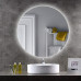 Зеркало со светодиодной LED подсветкой круглое d60 AURA СД42/2 сенсор, ambient
