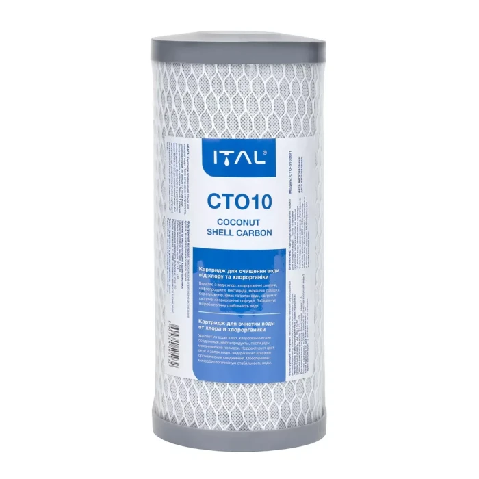 Картридж із пресованого кокосового вугілля ITAL CTO-S10 4,5"х10" (CTO-S10BBIT)