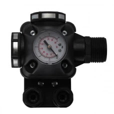 Реле давления Italtecnica PM/5-3W (5- 7 бар,16A-220-240В, IP44, 1 ,накидная гайка) черній корпус с манометром