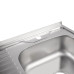Кухонная мойка Brinex 6060-R 0,6 мм Satin (BRIN6060RSAT06)