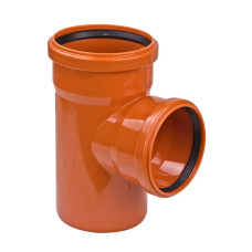 Тройник для наружной канализации 160х110х90 наружная канализация ПВХ TEHNO WORLD