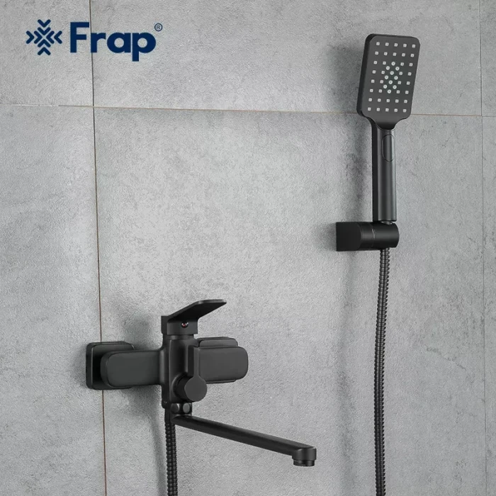 Змішувач для ванни Frap F2262, чорний