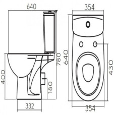 Компакт напольный с сиденьем Soft Close Kolo FREJA L79211000