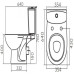 Компакт підлоговий з сидінням Soft Close Kolo FREJA L79211000