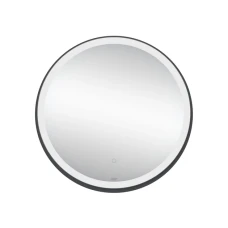 Зеркало настенное круг R600 Q-TAP Robin LED touch, с антизапотеванием димер, сенсор, регулятор температуры  цвета