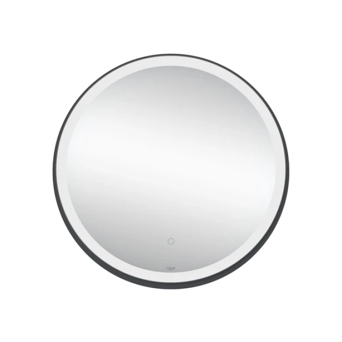 Зеркало настенное круг R600 Q-TAP Robin LED touch, с антизапотеванием димер, сенсор, регулятор температуры  цвета