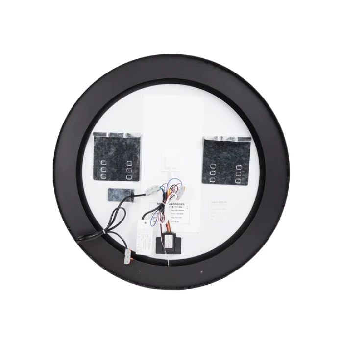 Зеркало настенное круг R600 Q-TAP Robin LED touch, с антизапотеванием димер, сенсор, регулятор температуры  цвета