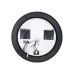 Зеркало настенное круг R600 Q-TAP Robin LED touch, с антизапотеванием димер, сенсор, регулятор температуры  цвета