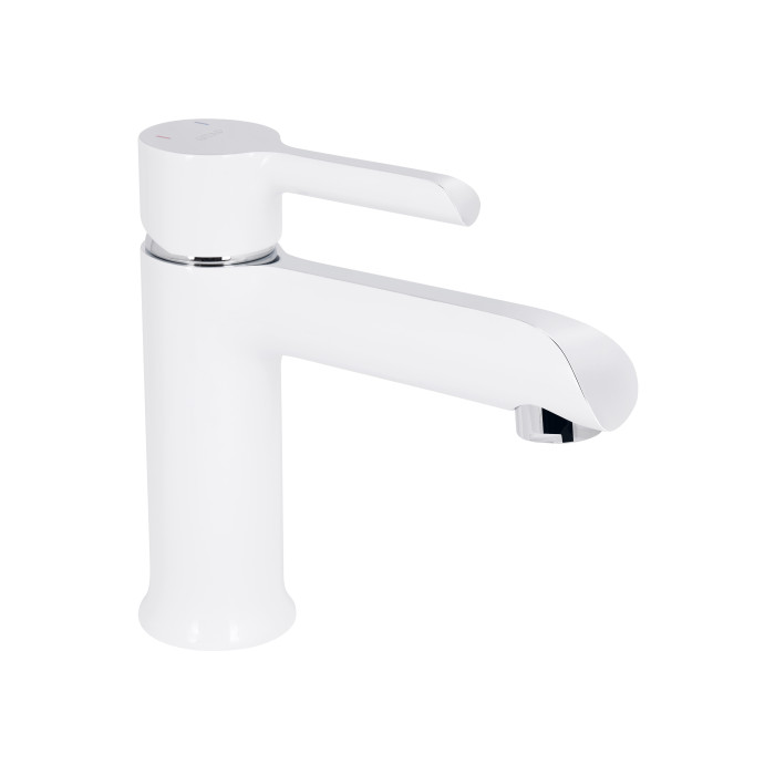Смеситель для раковины Qtap Grand QTGRAWCR001F Chrome/White