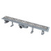 IT13-FT01/800 ITAL Душовий трап 800*70*67 мм ABS пластик, сірий  (блістер) {5/1}