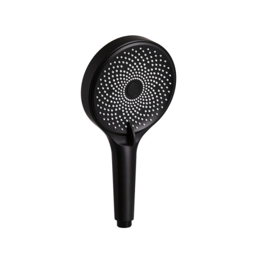 Лійка для душу Q-TAP Rucni кругла, чорна матова QTRUC125BLM45953