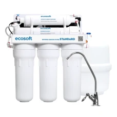 Обратный осмос 5 ступеней с помпой  ECOSOFT