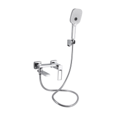 Змішувач для ванни короткий гусак Q-TAP Gemini Loop d-35, хром