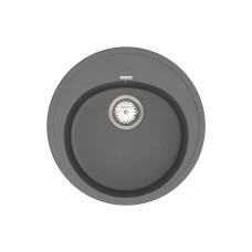 Мойка для кухни из исскуственого камня Vankor Sity  510х510х200 круглая Gray + сифон