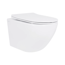 Унітаз підвісний Q-TAP Jay Ultra Quiet з дюропластовим сидінням slim  soft-close/Quick relase White