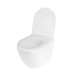 Унитаз подвесной Q-TAP Jay Ultra Quiet с дюропластовым сиденьем slim soft-close/Quick relase White