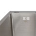 Мойка для кухни интегрированная Lidz Handmade H6350R крыло справа (LDH6350BRUR45587) Brushed Steel 3,0/1,0 мм