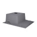 Мойка для кухни интегрированная Lidz Handmade H6350R крыло справа (LDH6350BRUR45587) Brushed Steel 3,0/1,0 мм