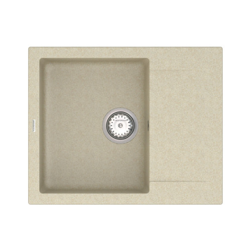 Мийка для кухні Vankor Orman OMP 02.61 Beige прямокутна з сифоном