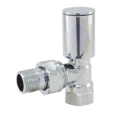 Кран радиаторный верхний угловой Fado 1/2" хромированный