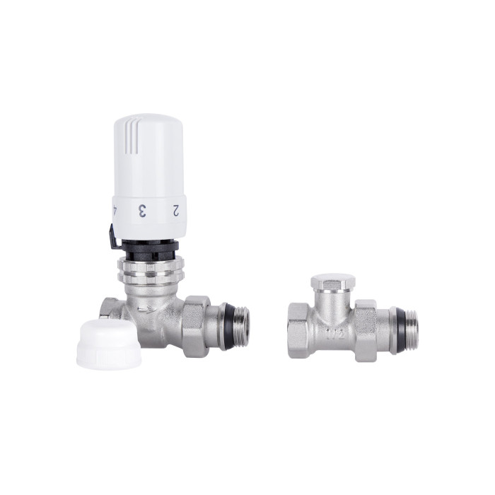 Комплект термостатичний SD Plus 1/2" для радіатора прямий  SD353W15