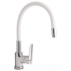 Смеситель для кухни Qtap Linea CRW 007F  с рефлекторным изливом 