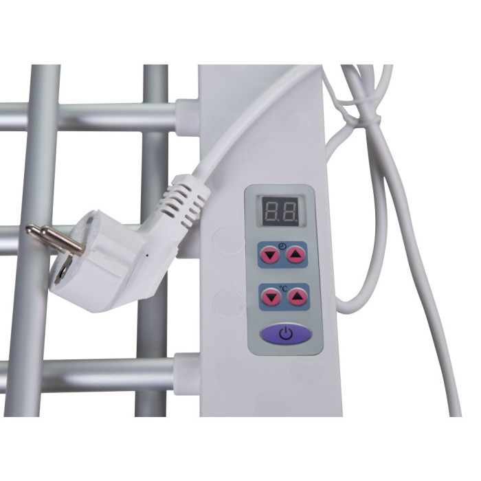 Сушилка для белья электрическая Qtap Breeze (SIL) 57702 с терморегулятором